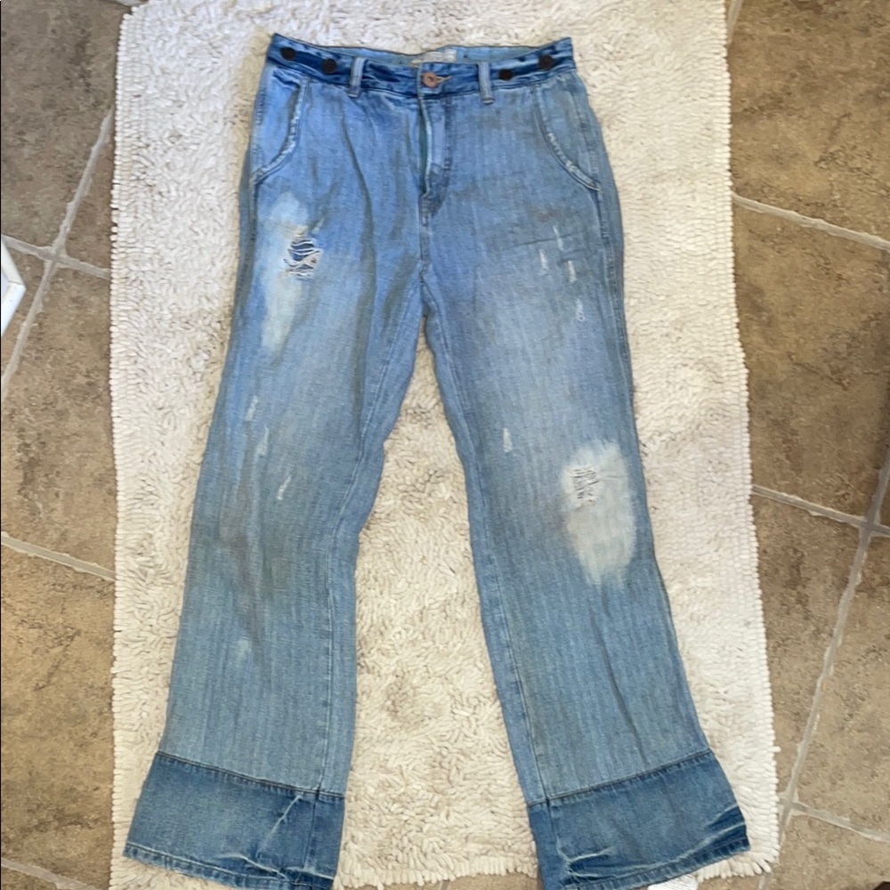 Free People Destroyed Jeans